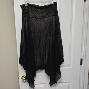 Studio Y Black Asymmetrical Women's Skirt